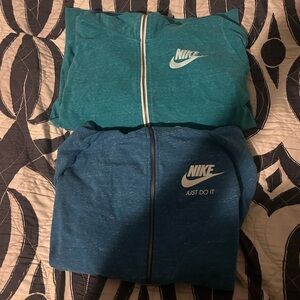 Woman’s Nike zip up hoodies- LOT OF 2
